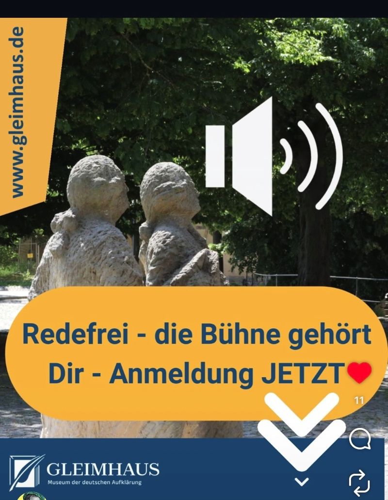 Plakat zur Veranstaltung RedeFrei